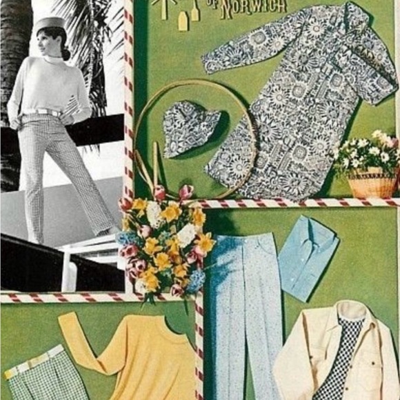 Vintage 60s mid century MCM Twiggy shift mini dress aztec John Meyer of‎ Norwich - Picture 10 of 16